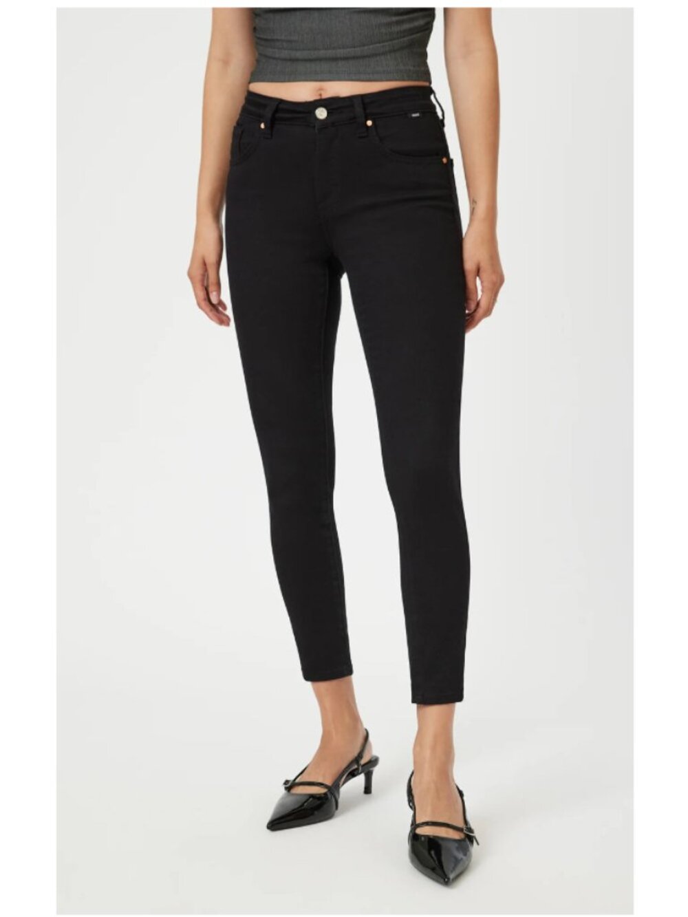 NWT Mavi Tess High Rise Skinny Black Jeans 26 / 27